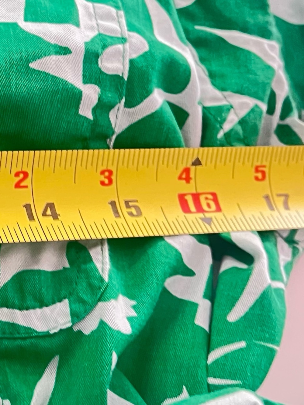 FREE ASSEMBLY | 100% Cotton Green Abstract Midi Shirt Dress S - Picture 8 of 13
